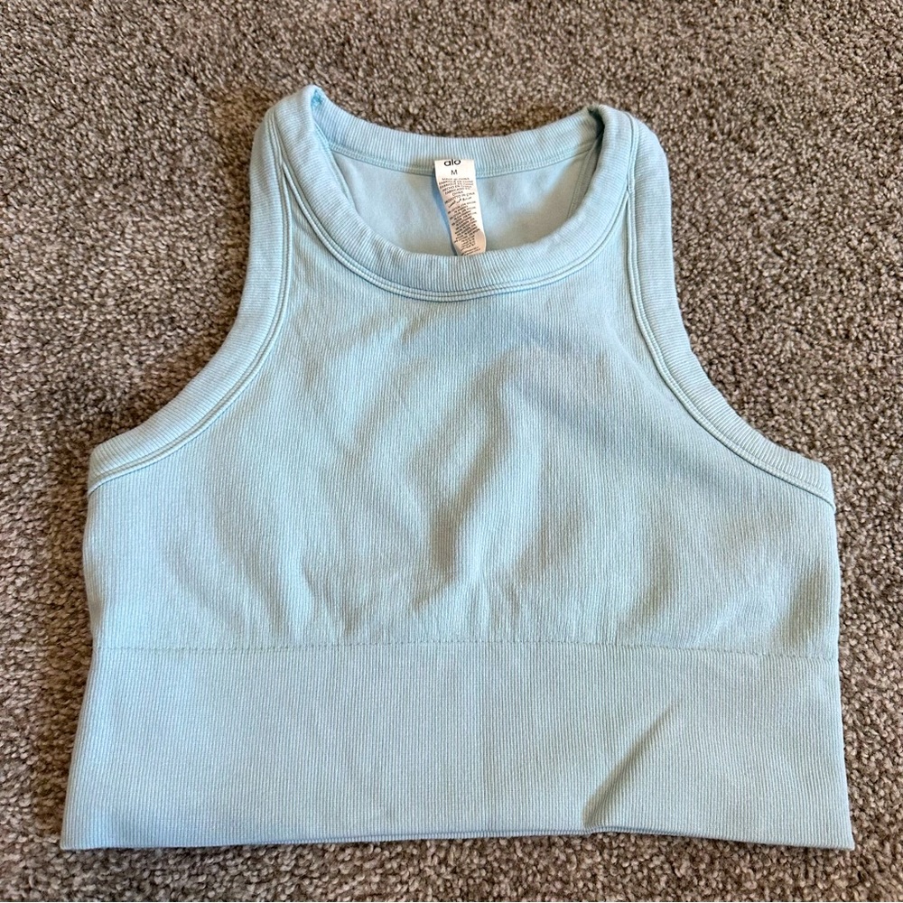 Alo Yoga Seamless Delight High Neck Bra